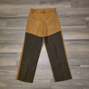 Ranger Vtg Canvas Men Khaki Pockets Regular Fit Straight Western Field Pants